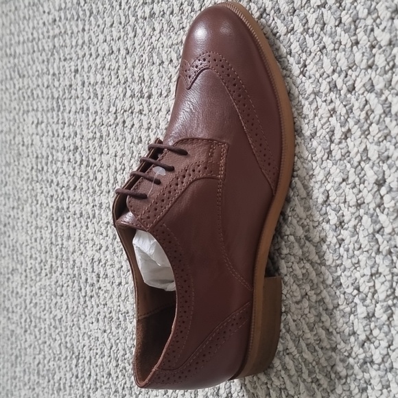 Dune London Brown Leather Oxfords US8/EU39/UK6 - Picture 3 of 7